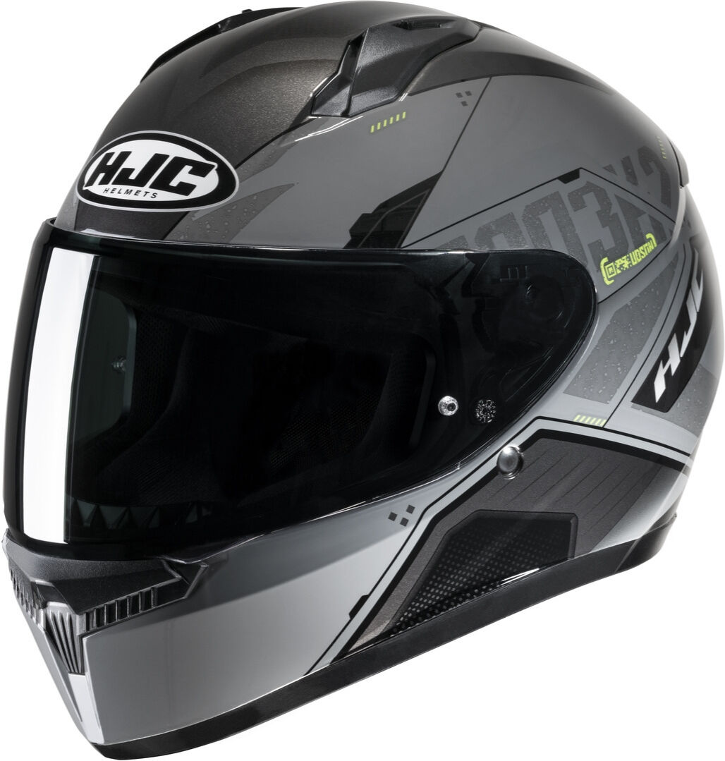 HJC C10 Inka Casco - Gris Amarillo (XS 54 55)