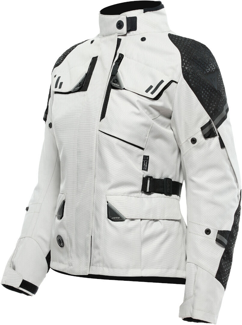 Dainese Ladakh 3L D-Dry Chaqueta textil de motocicleta para damas - Negro Blanco (48)