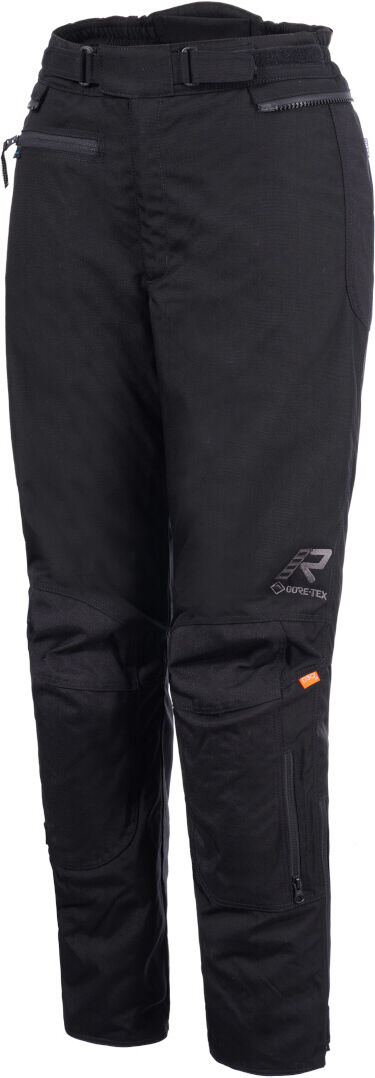 Rukka 4Roads Pantalones textiles de motocicleta para damas - Negro (34)