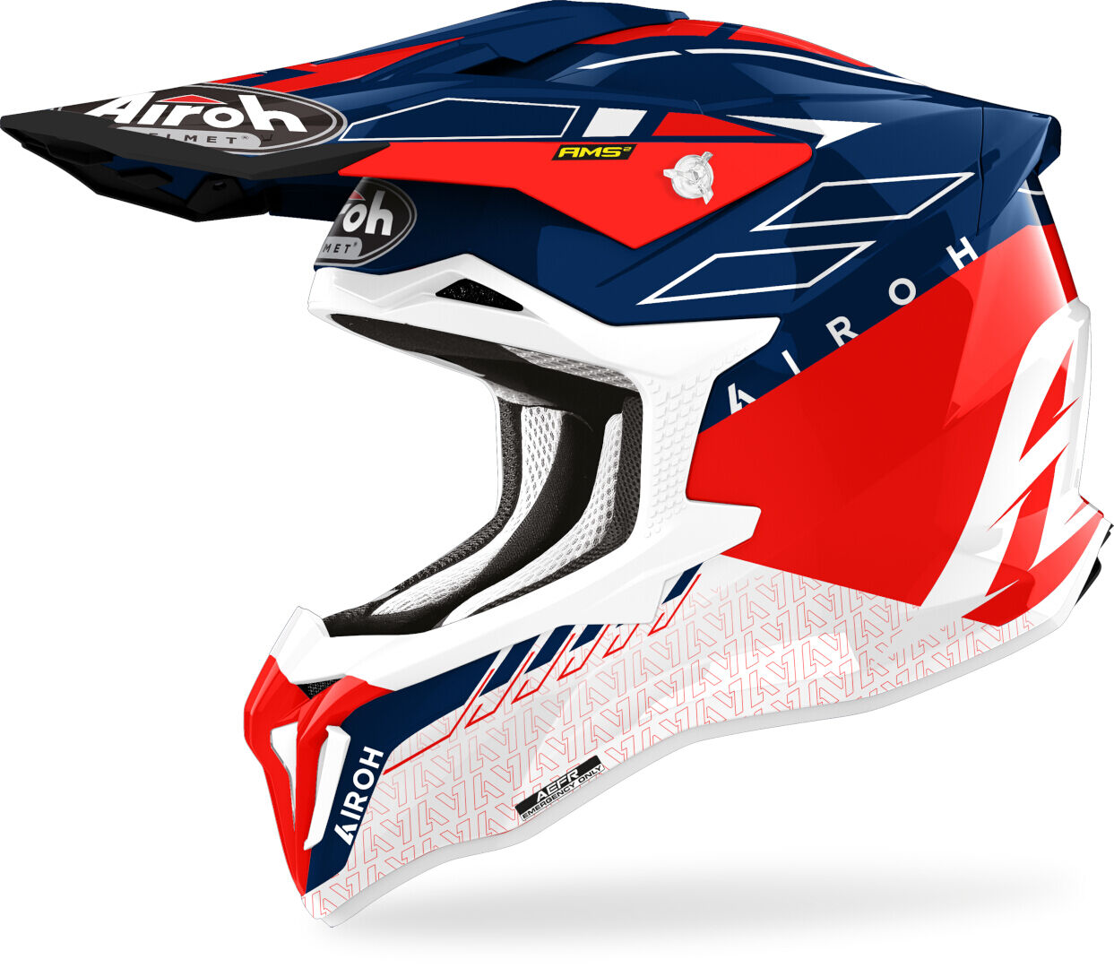 Airoh Strycker Skin Casco de motocross - Rojo (XL)