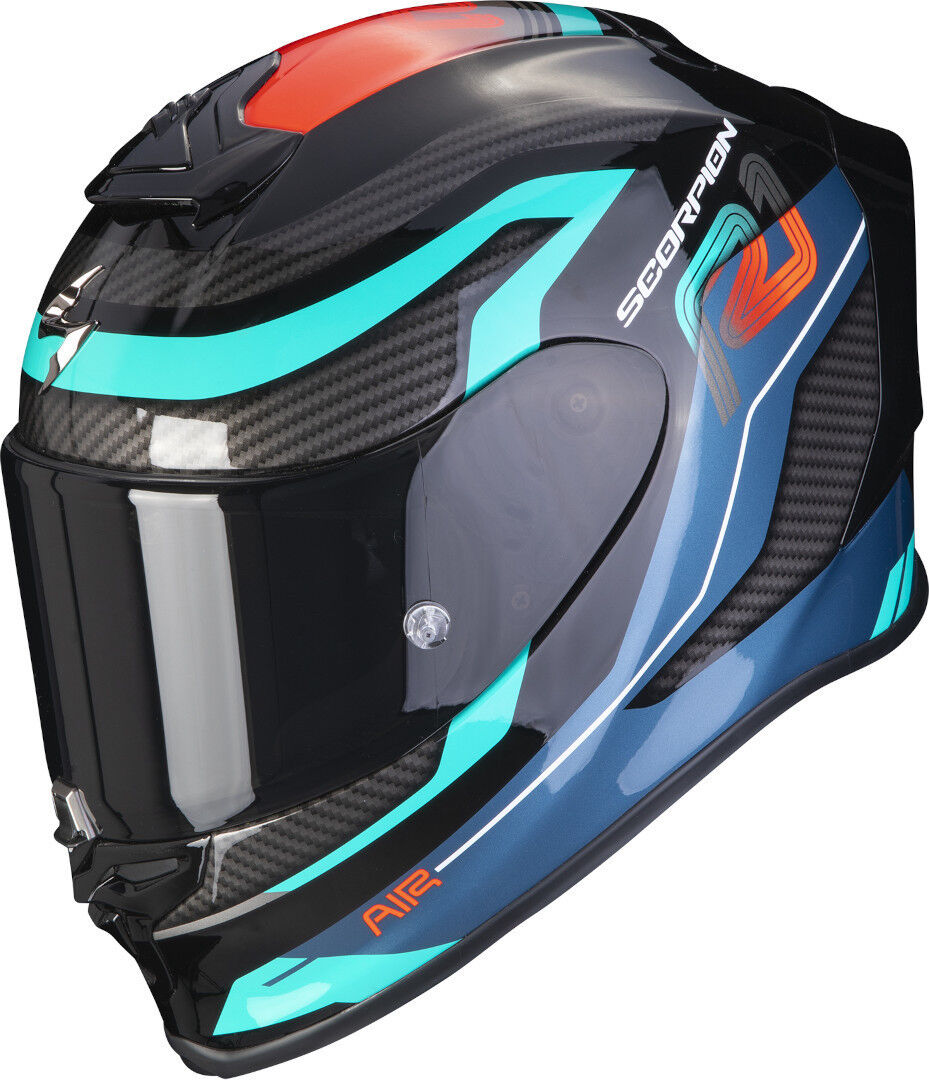 Scorpion EXO-R1 Evo Air Vatis Casco - Negro Rojo Azul (XS)