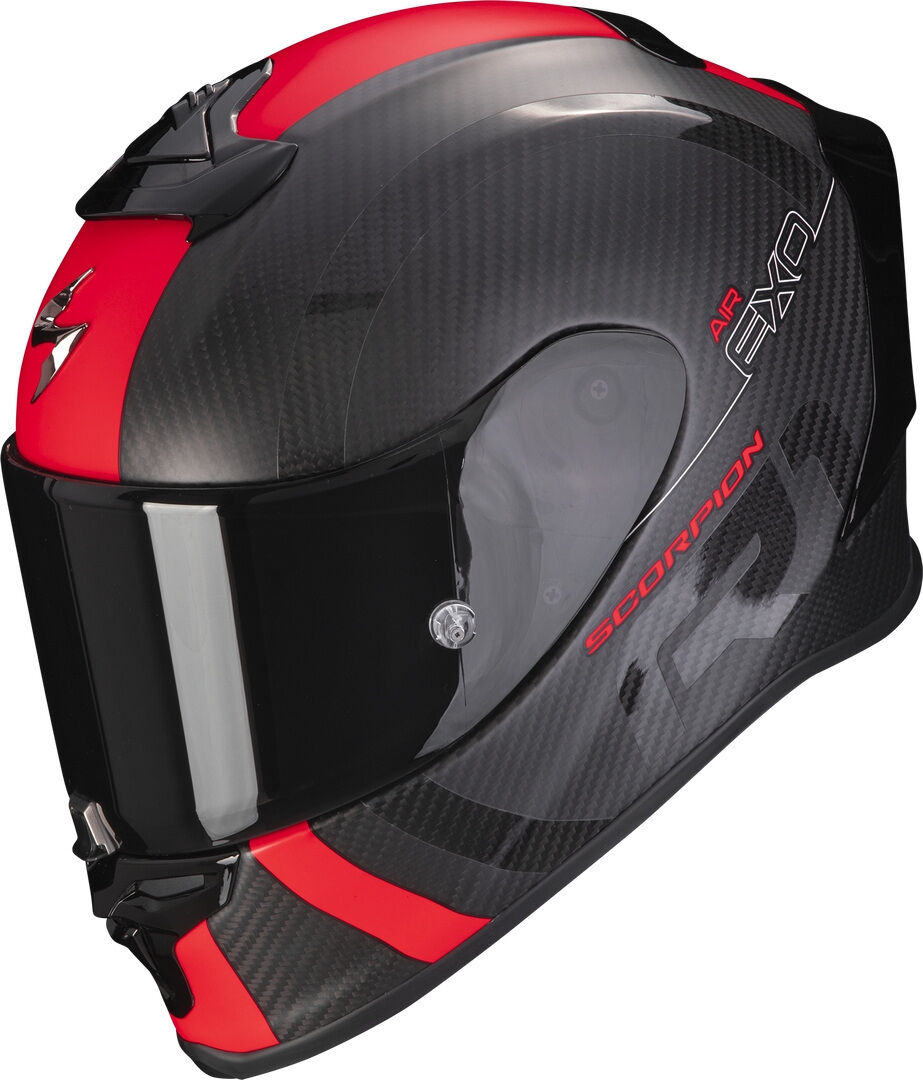 Scorpion EXO-R1 Evo Air MG Casco de carbono - Negro Rojo (XL)