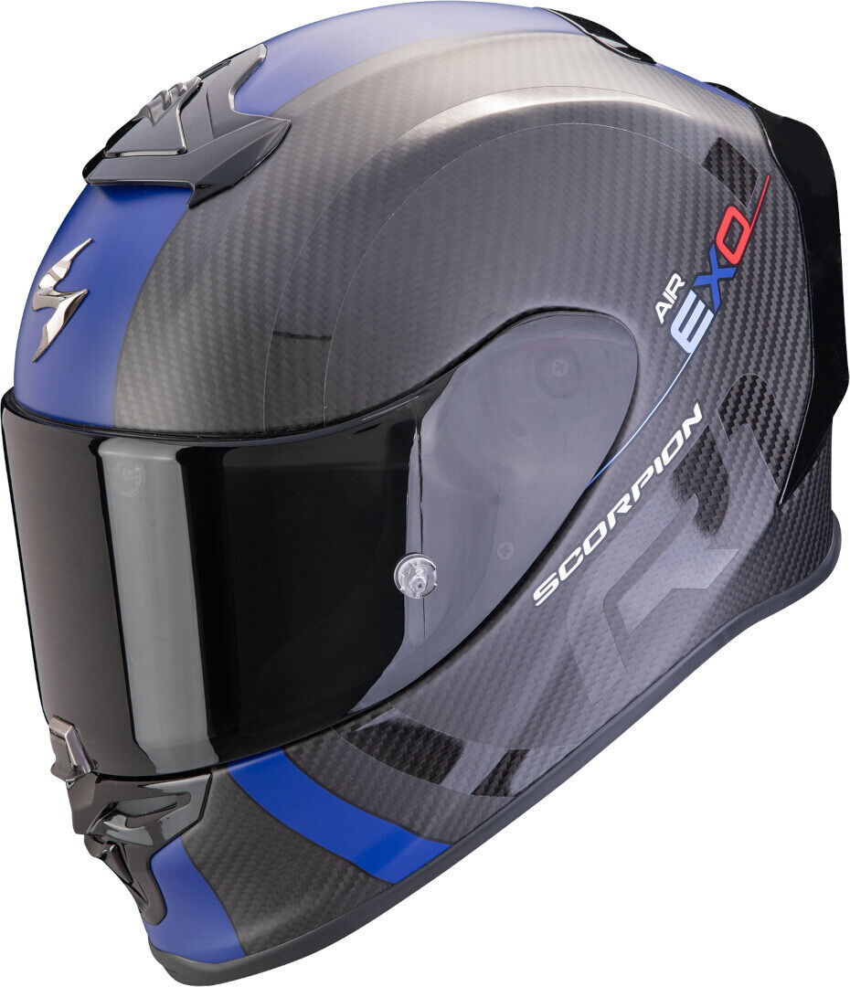 Scorpion EXO-R1 Evo Air MG Casco de carbono - Negro Azul (XL)