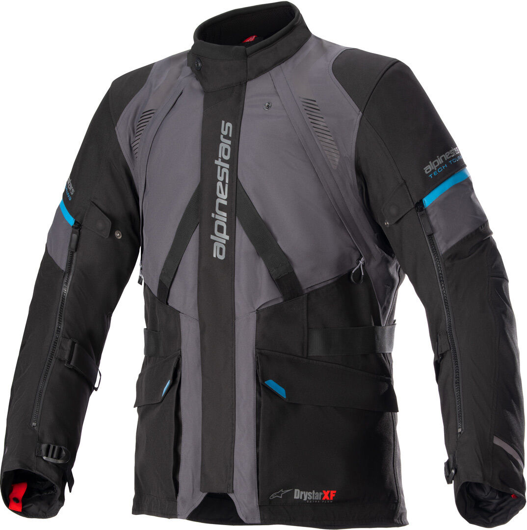 Alpinestars Monteira Drystar® XF chaqueta textil impermeable para motocicletas - Gris Azul (4XL)