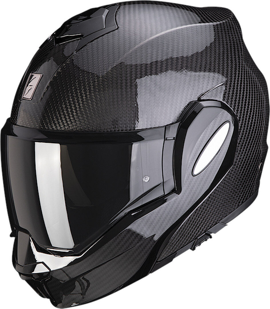 Scorpion Exo-Tech Evo Solid Casco de carbono - Negro (M)