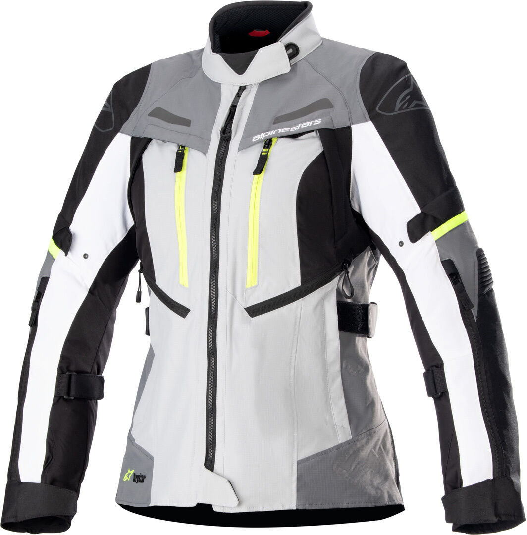 Alpinestars Bogota Pro Drystar® impermeable Chaqueta textil de motocicleta para mujer - Gris (L)