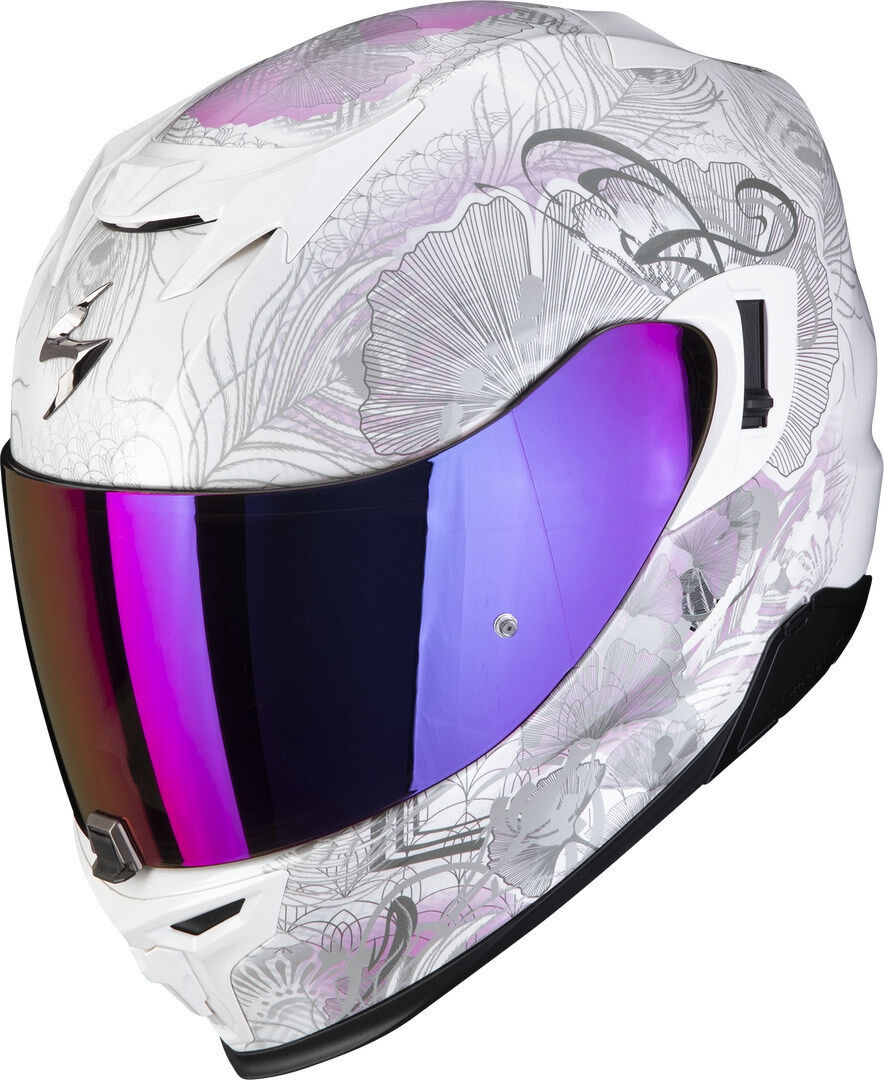 Scorpion EXO-520 Evo Air Melrose Casco de señora - Blanco Rosa (2XS)