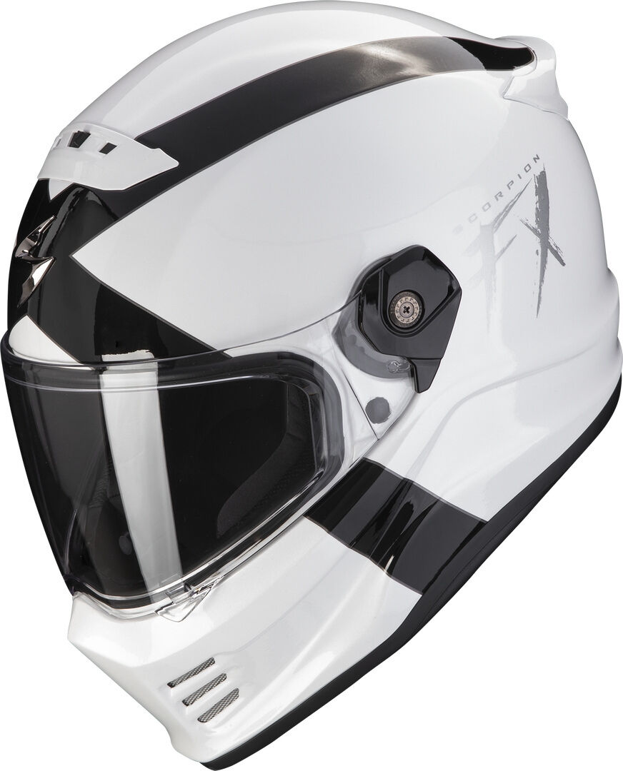 Scorpion Covert FX Gallus Casco - Negro Blanco (L)