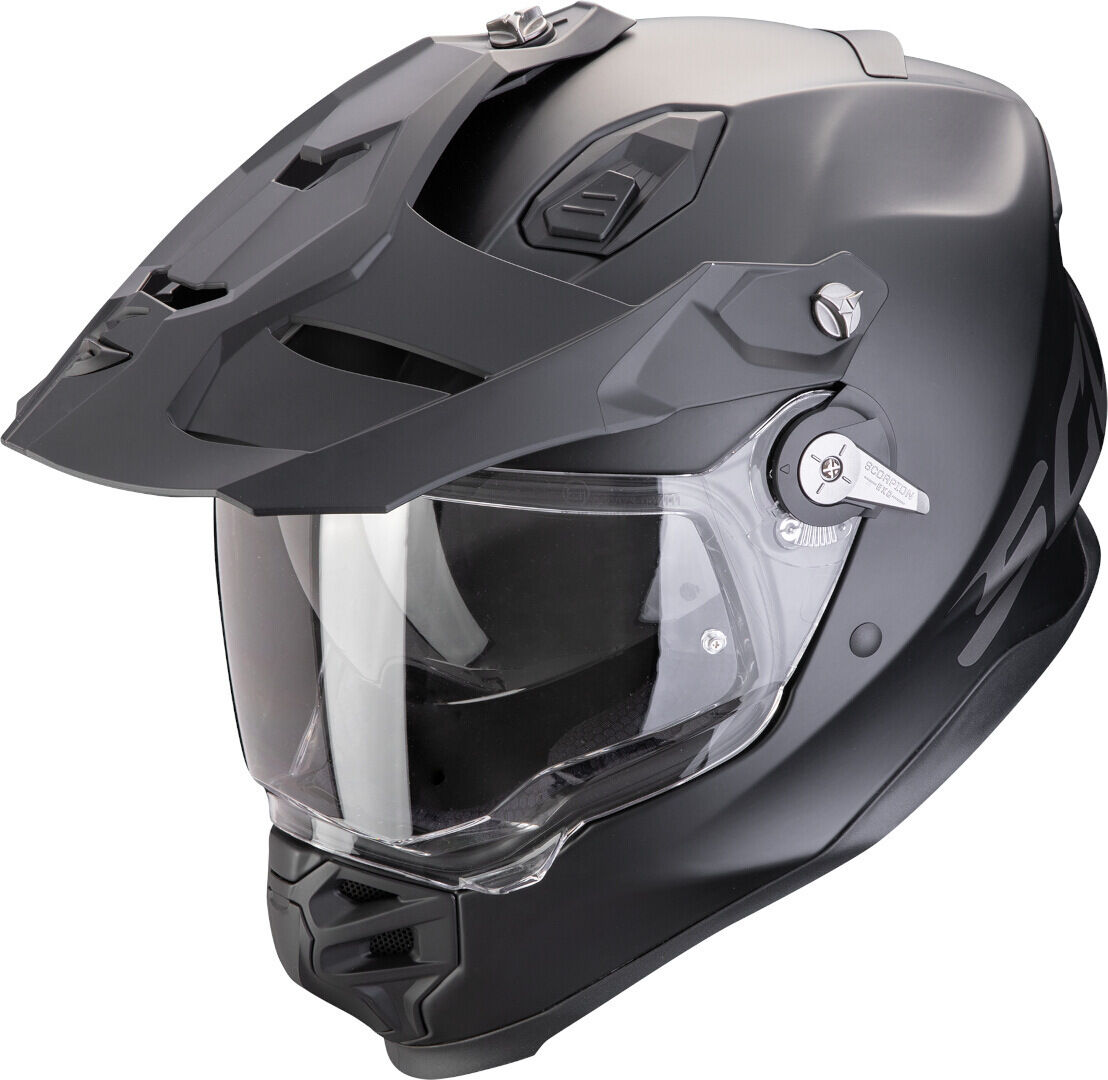 Scorpion ADF-9000 Air Solid Casco de motocross - Negro Gris