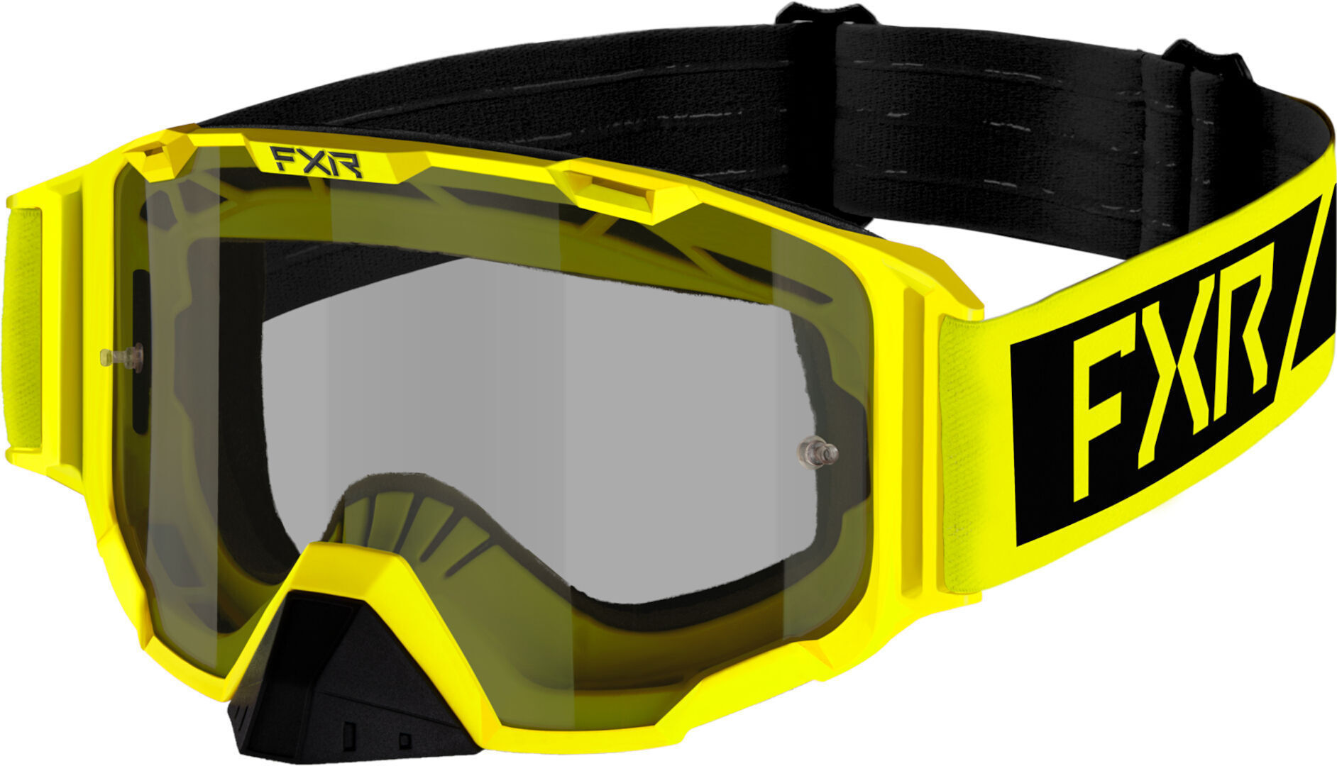 FXR Maverick 2023 Gafas de motocross - Negro Amarillo (un tamaño)