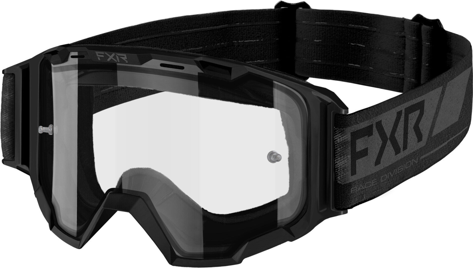 FXR Maverick Clear Gafas de motocross juveniles - Negro Gris (un tamaño)