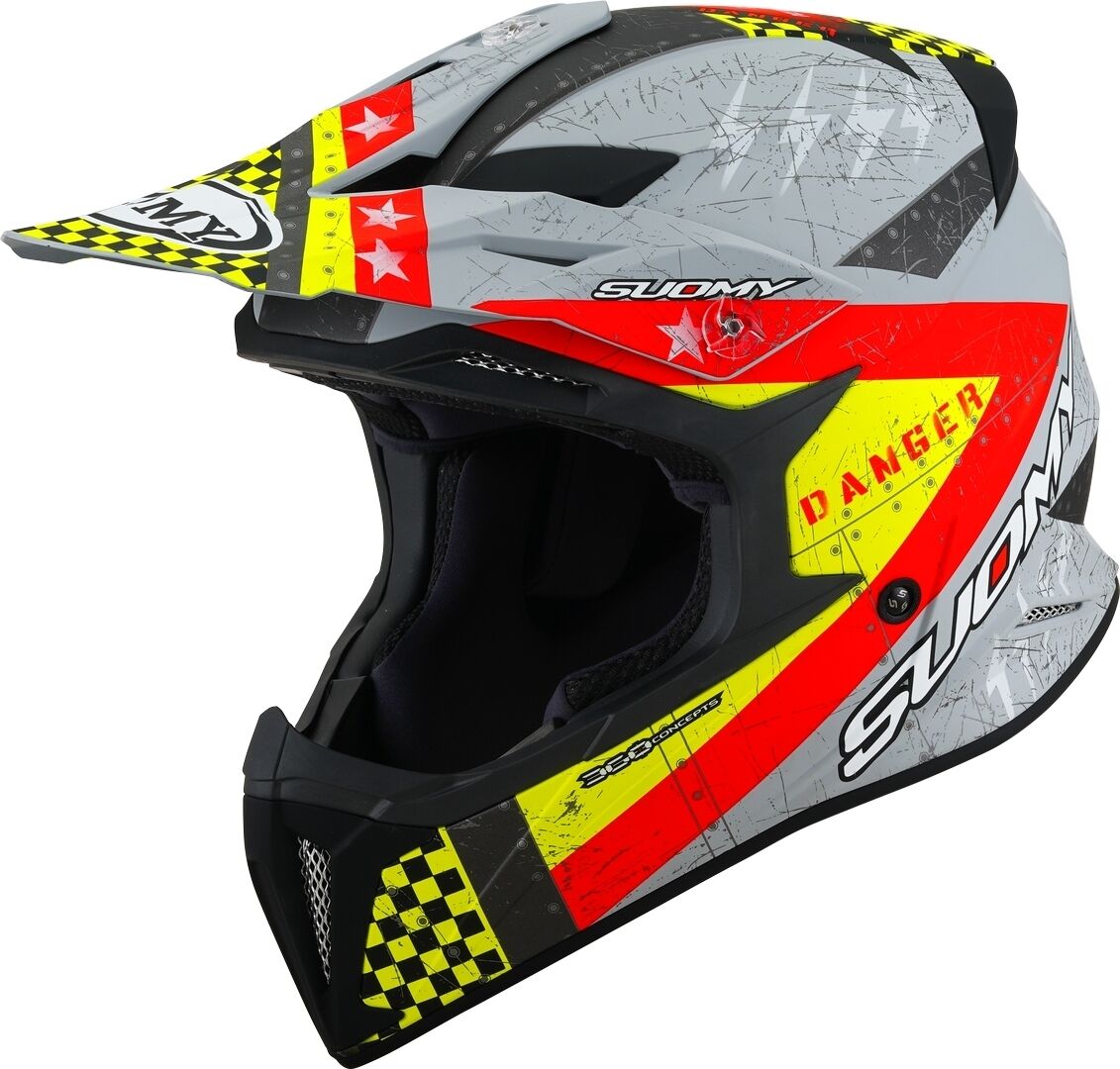 Suomy X-Wing Jetfighter Casco de motocross - Rojo (L)