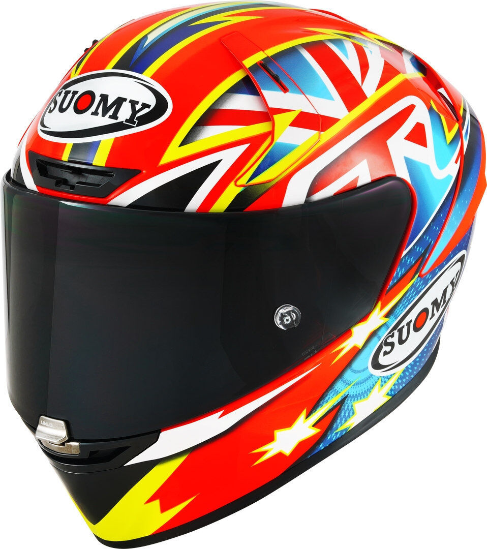 Suomy SR-GP Fullspeed 2023 Casco - Rojo Azul (M)