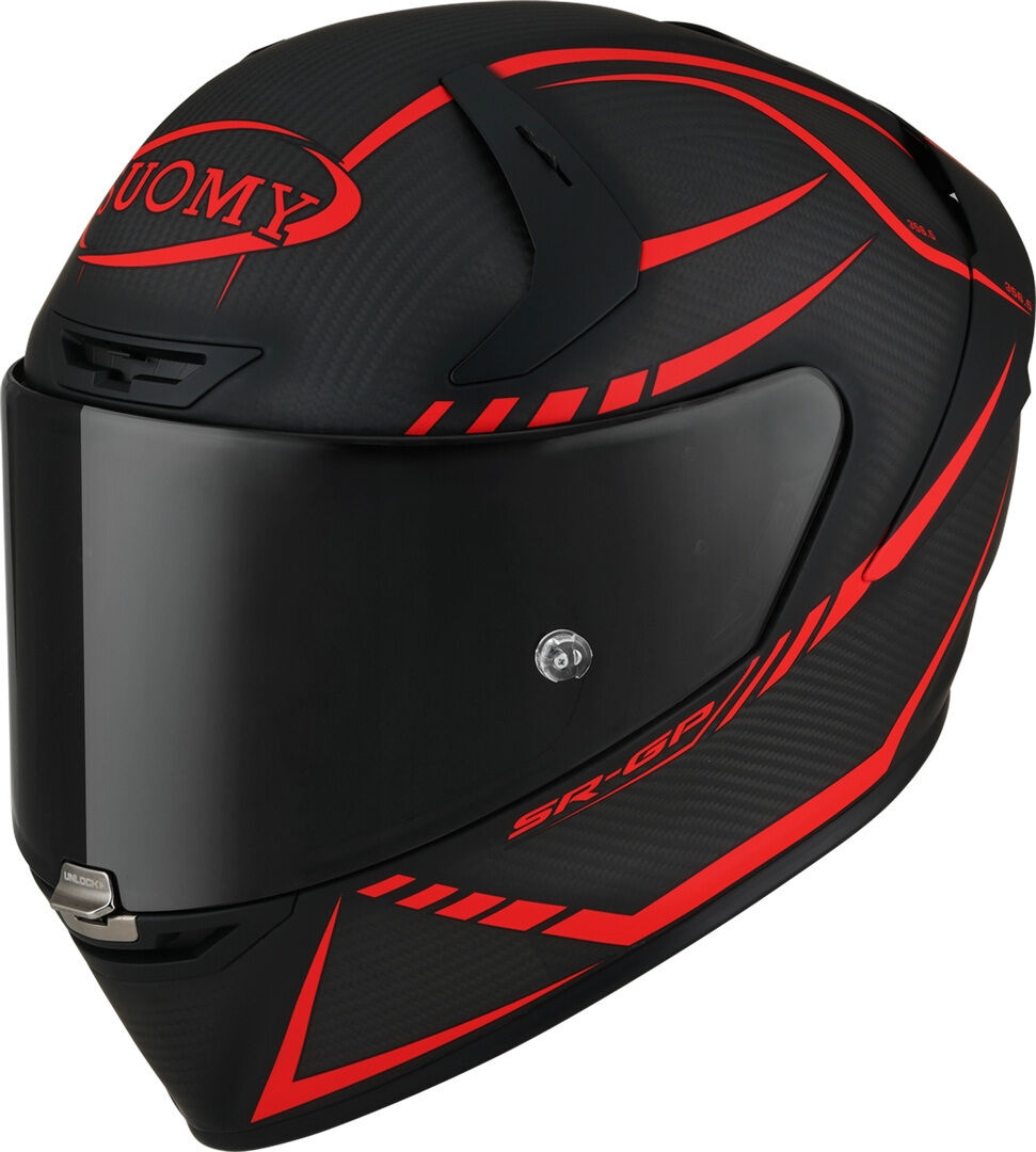 Suomy SR-GP Supersonic 2023 Casco de carbono - Negro Rojo (XS)