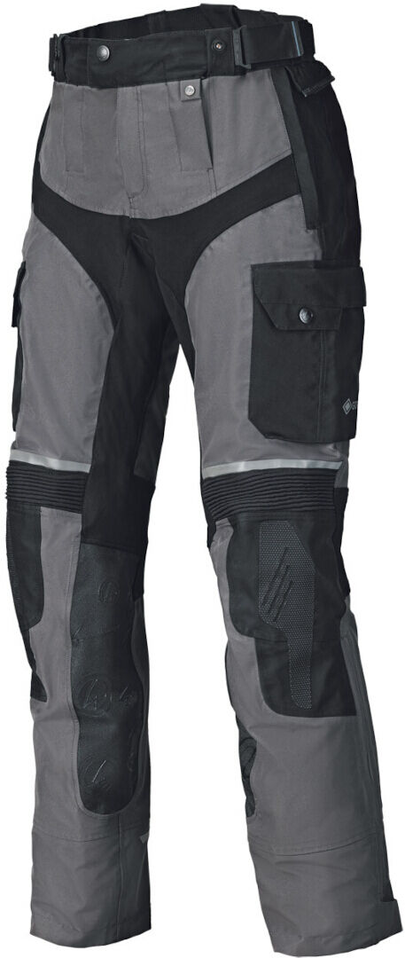 Held Omberg Pantalones textiles de motocicleta - Negro Gris (2XL)