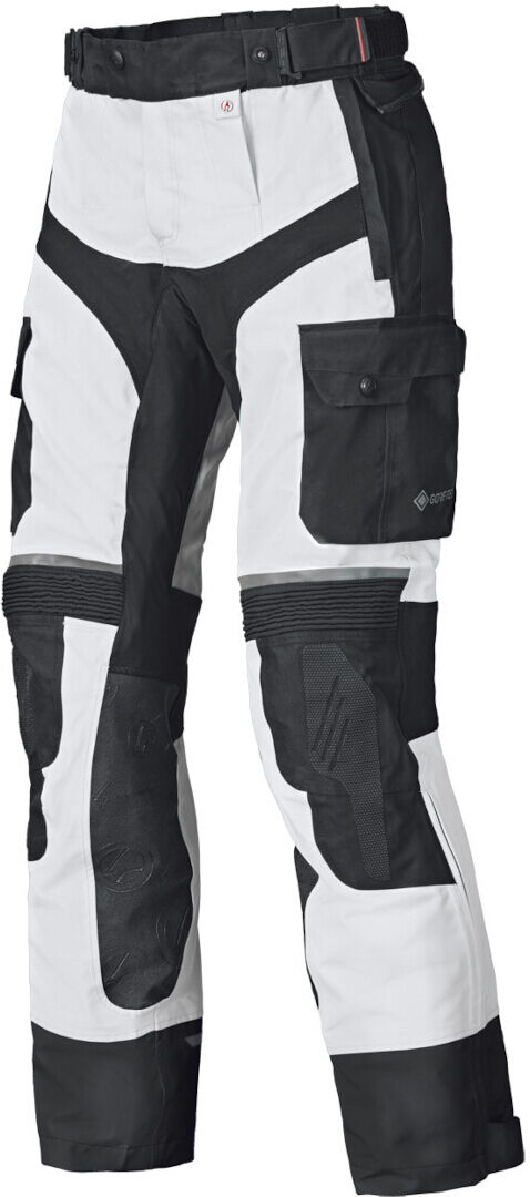 Held Omberg Pantalones textiles de motocicleta - Negro Gris (L)