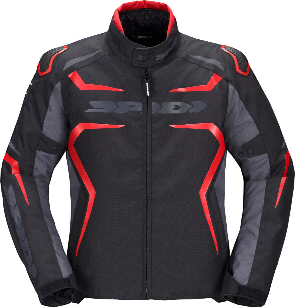 Spidi Race-Evo H2Out Chaqueta textil de motocicleta - Negro Rojo (S)