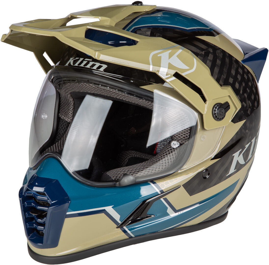 Klim Krios Pro Casco de motocross - Negro Marrón (2XL)