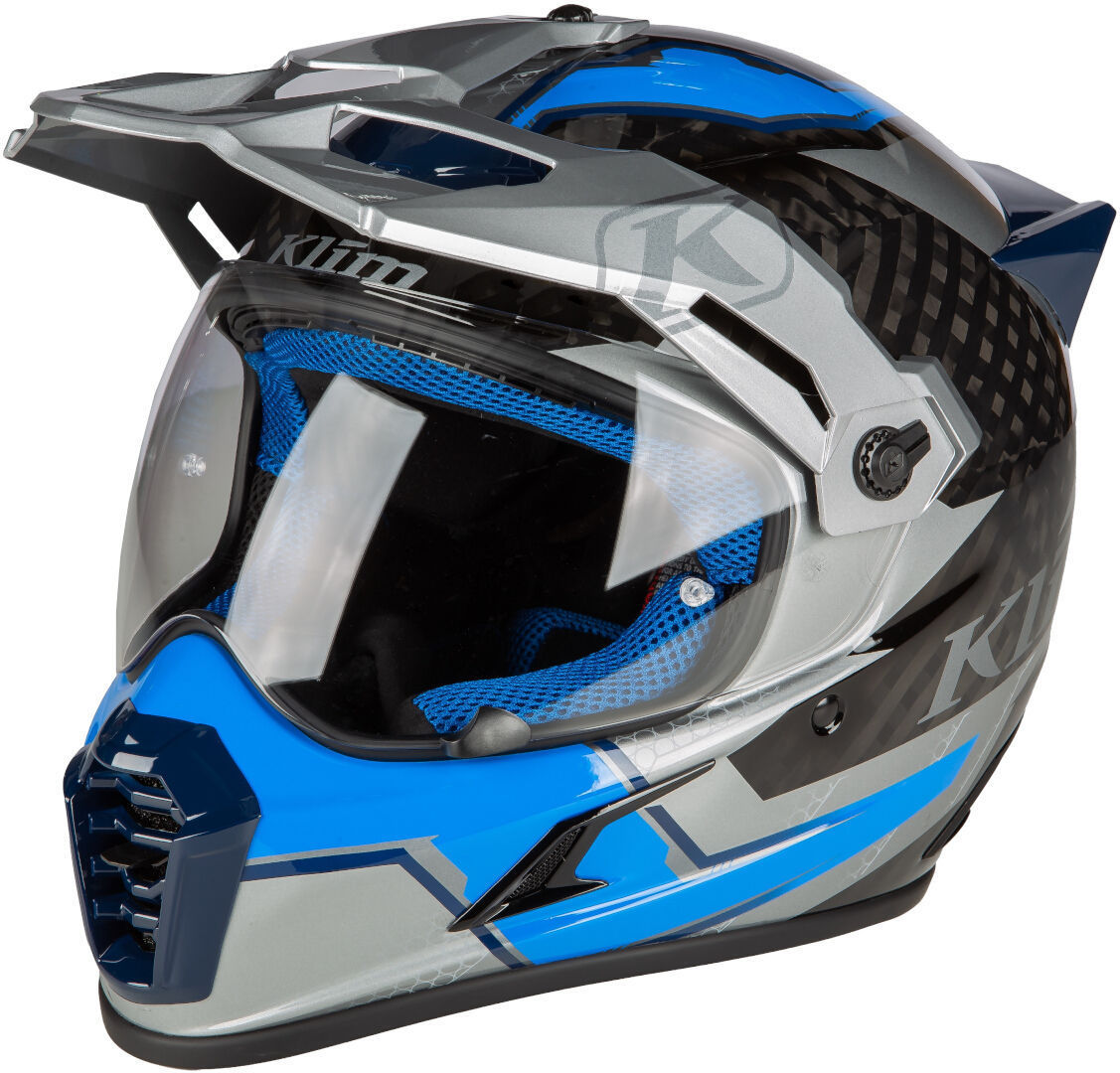 Klim Krios Pro Casco de motocross - Gris Azul (XL)