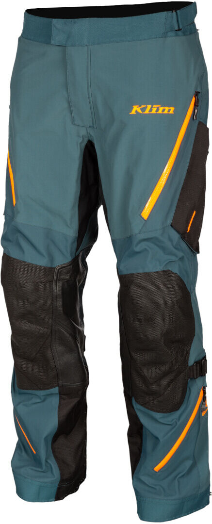 Klim Badlands Pro 2023 Pantalones textiles de motocicleta - Verde Azul (36)
