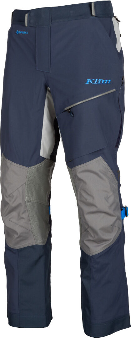 Klim Latitude Pantalones textiles de motocicleta - Gris Azul (34)