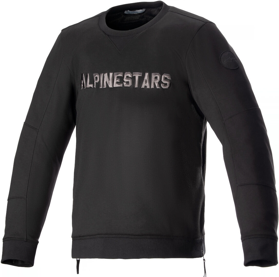 Alpinestars Legit Crew Fleece Jersey de motocicleta - Negro (2XL)