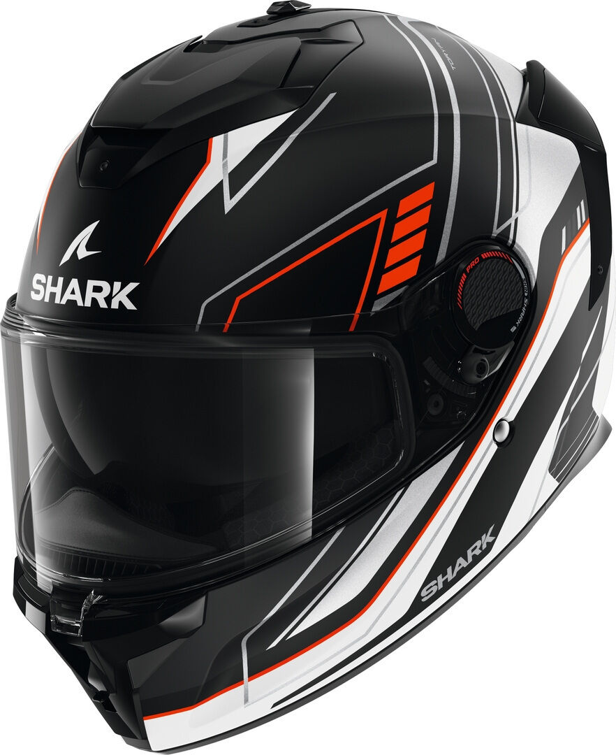 Shark Spartan GT Pro Toryan Casco - Negro Blanco Naranja (L)