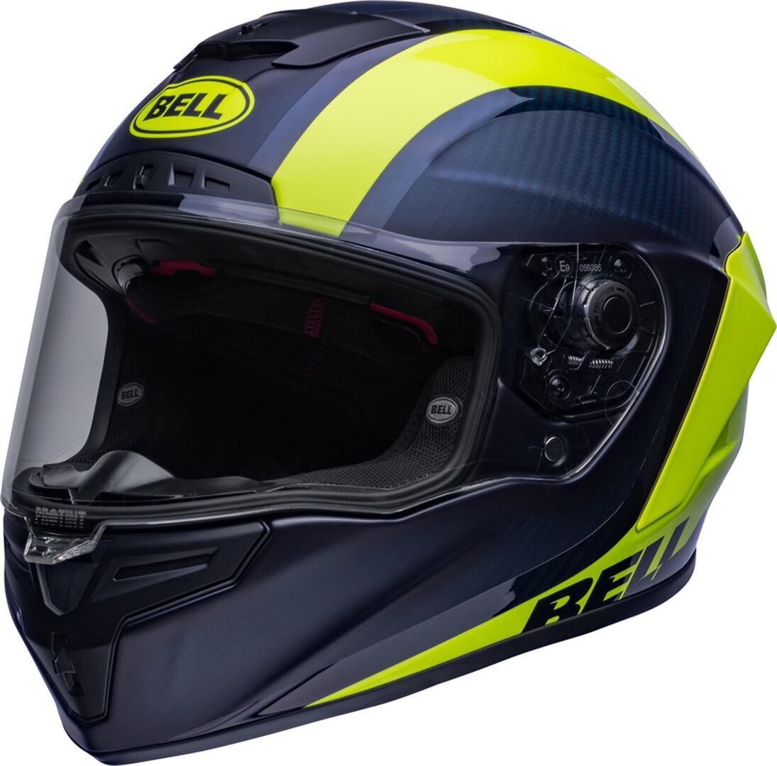 Bell Race Star Flex DLX Tantrum 2 Casco - Azul Amarillo (M)