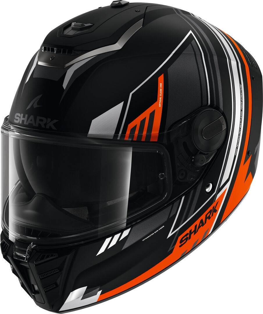 Shark Spartan RS Byrhon Casco - Negro Naranja (2XL)