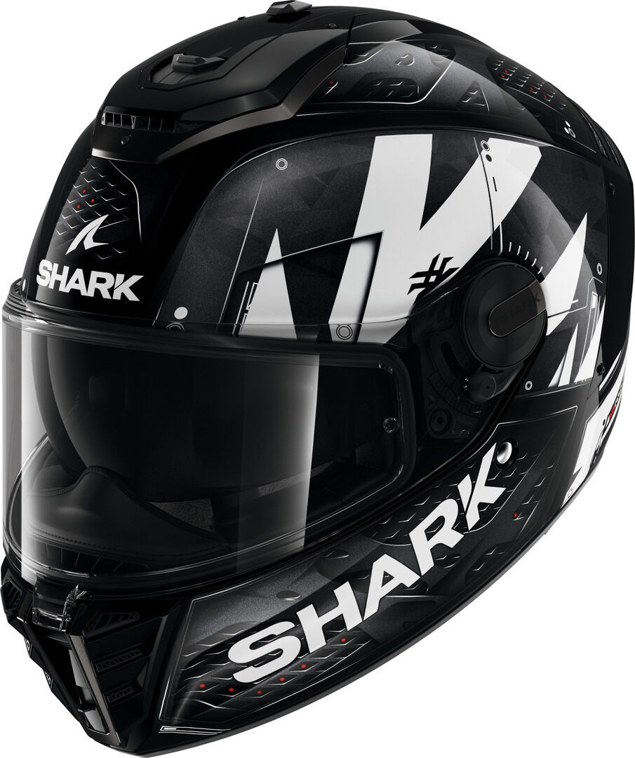 Shark Spartan RS Stingrey Casco - Negro Gris Blanco