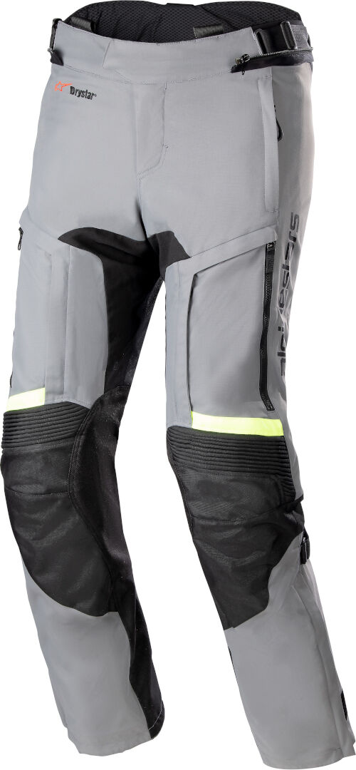 Alpinestars Bogota Pro Drystar 3 Saison Pantalones textiles impermeables para motocicletas - Gris Amarillo (XL)