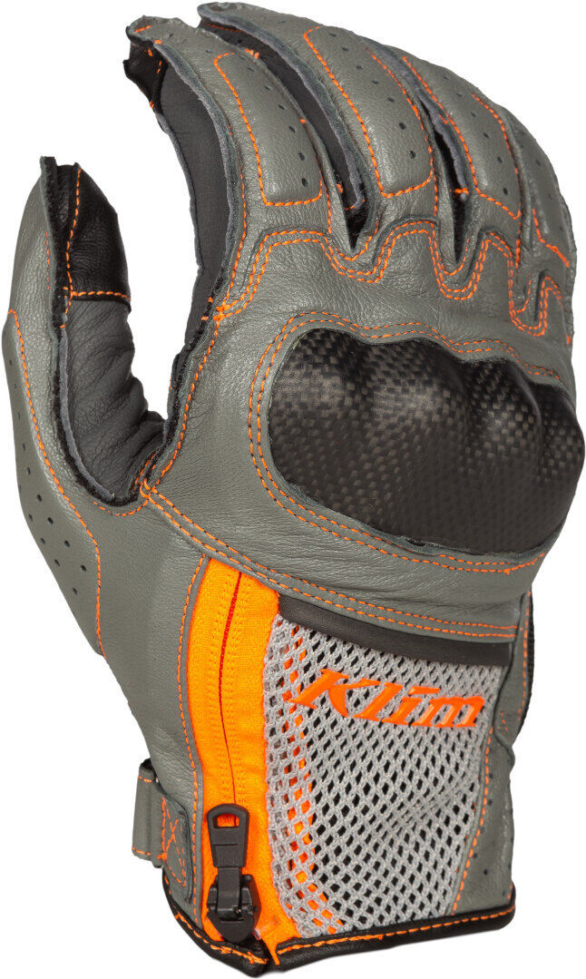 Klim Induction 2023 Guantes de motocicleta - Gris Naranja (3XL)