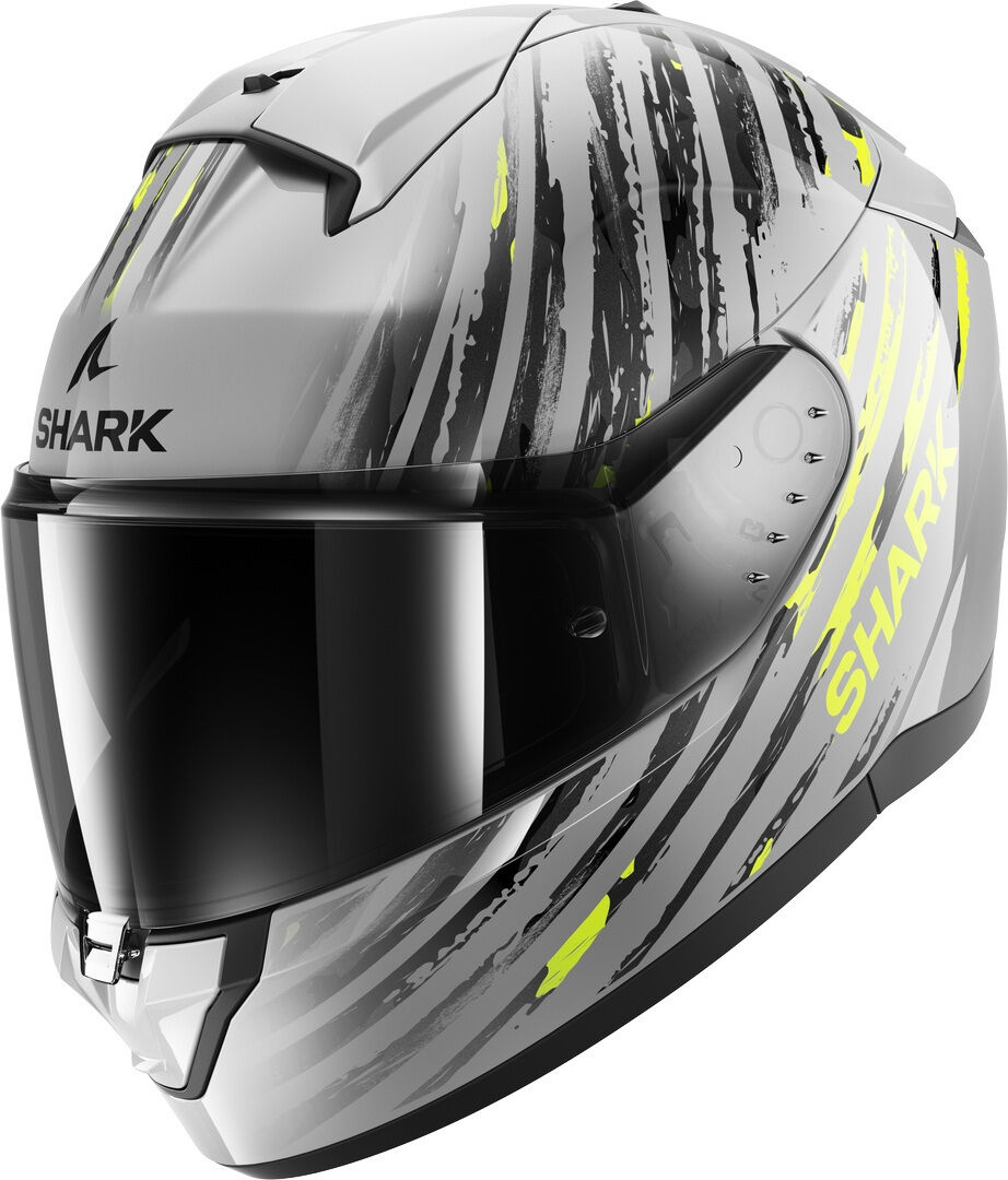 Shark Ridill 2 Assya Casco - Negro Gris Amarillo (XL)