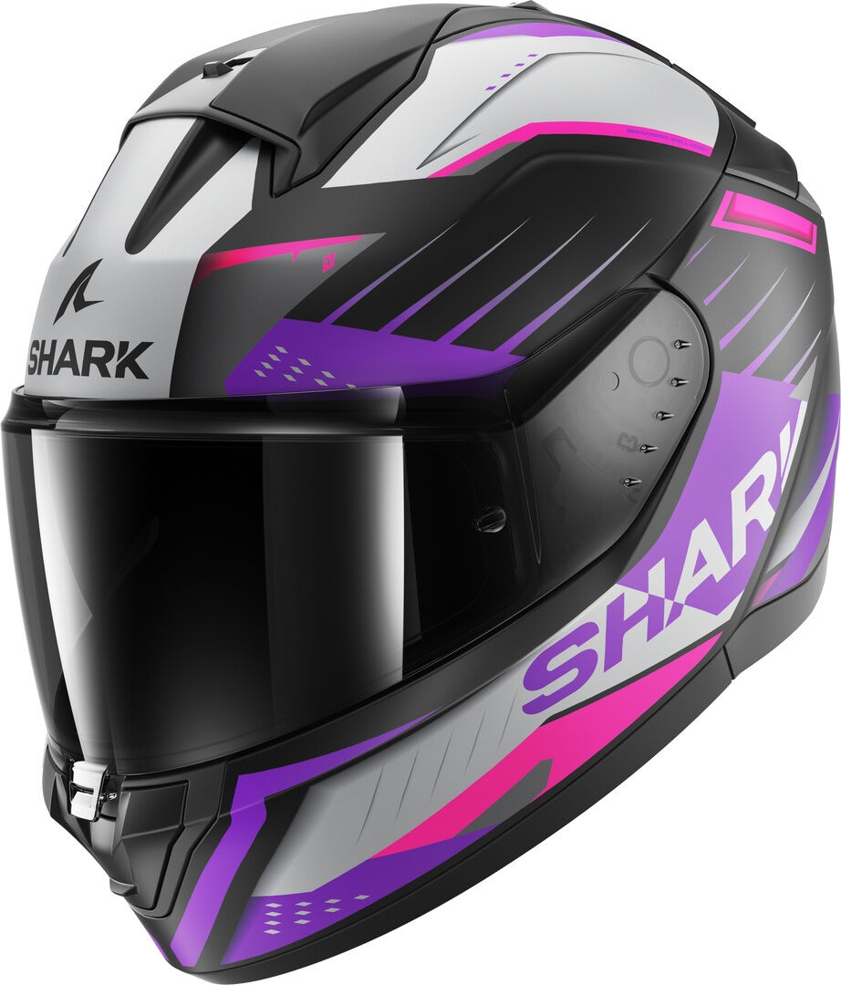 Shark Ridill 2 Bersek Casco - Negro Lila (S)