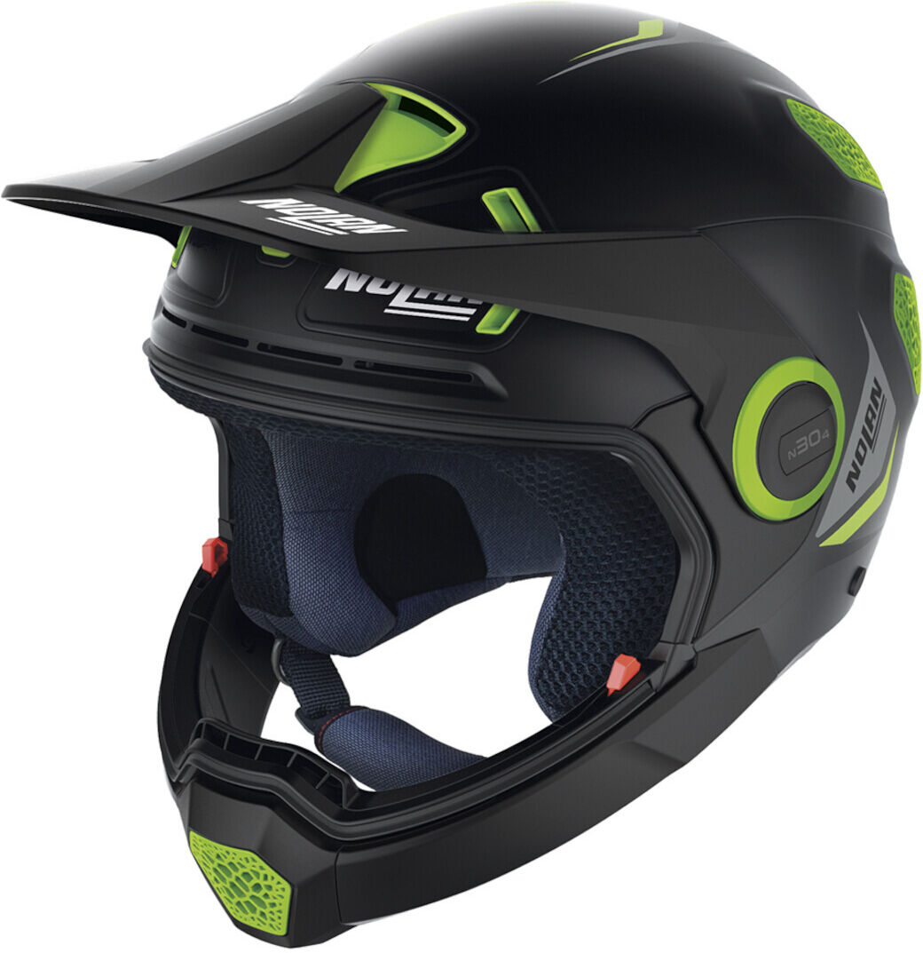 Nolan N30-4 XP Inception Casco - Negro Verde (L)