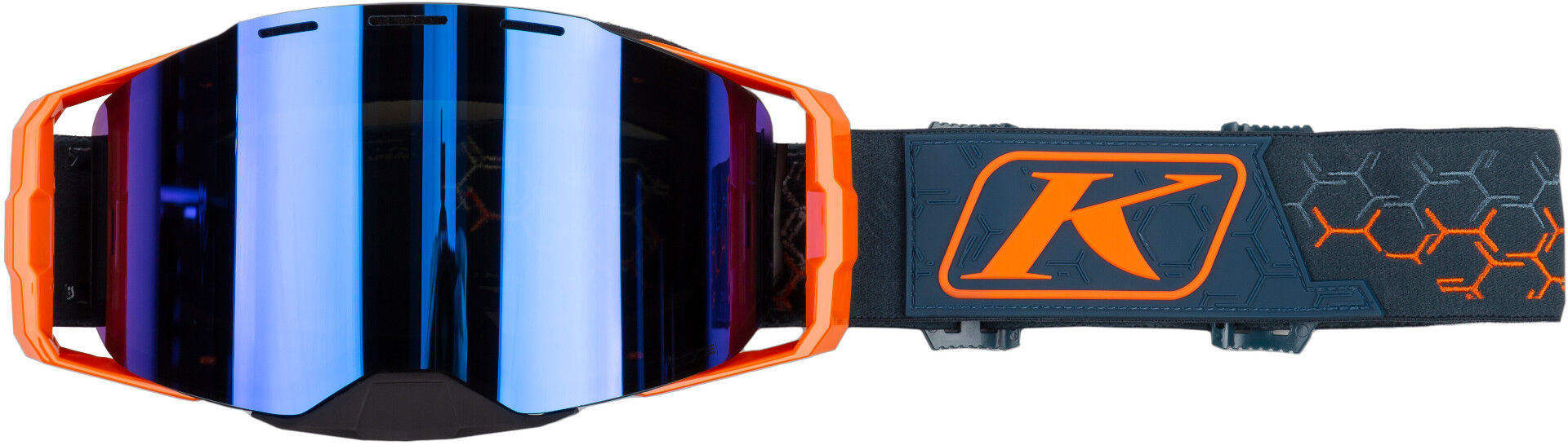 Klim Edge 2023 Gafas de motocross - Azul Naranja (un tamaño)