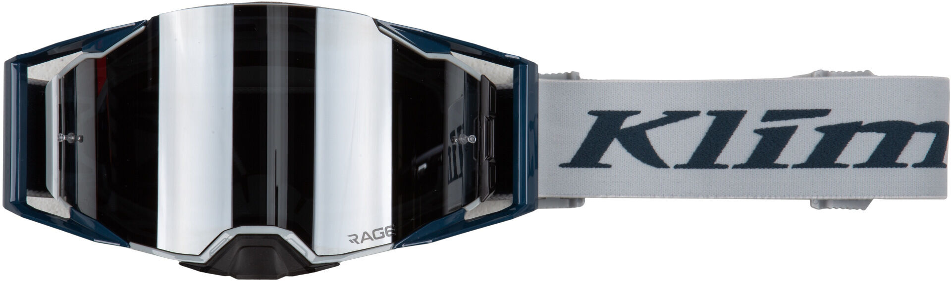 Klim Rage Gafas de motocross - Gris Azul (un tamaño)