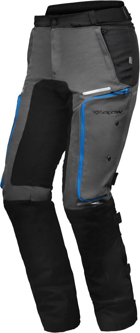Ixon Vidar Pantalones textiles de motocicleta - Negro Gris (4XL)