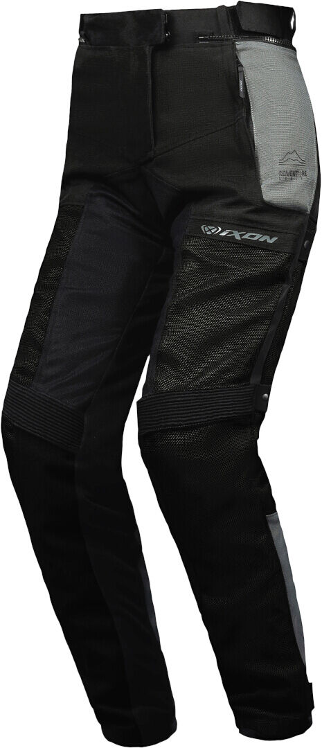 Ixon M-Njord Pantalones textiles de motocicleta - Negro Verde (2XL)