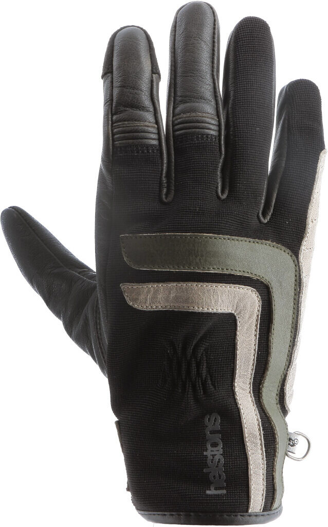 Helstons Jeff Guantes de motocicleta - Negro Verde (M L)