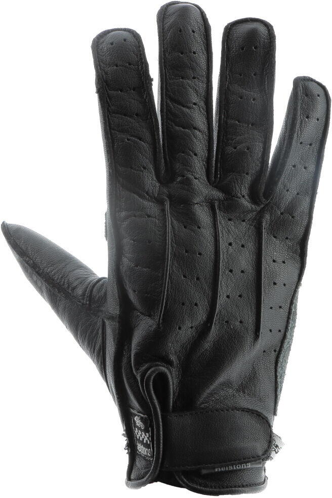 Helstons Oscar Air Guantes de moto perforados - Negro Gris (XL)