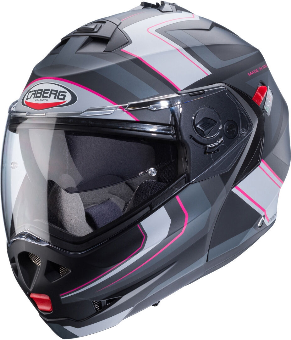 Caberg Duke X Tour Casco - Gris Rosa (M)