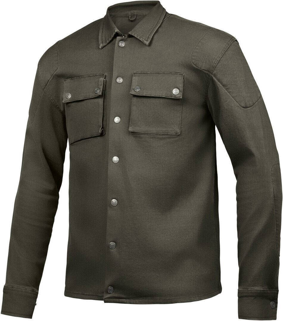 Ixon Settler Camisa de moto - Verde Marrón (2XL)