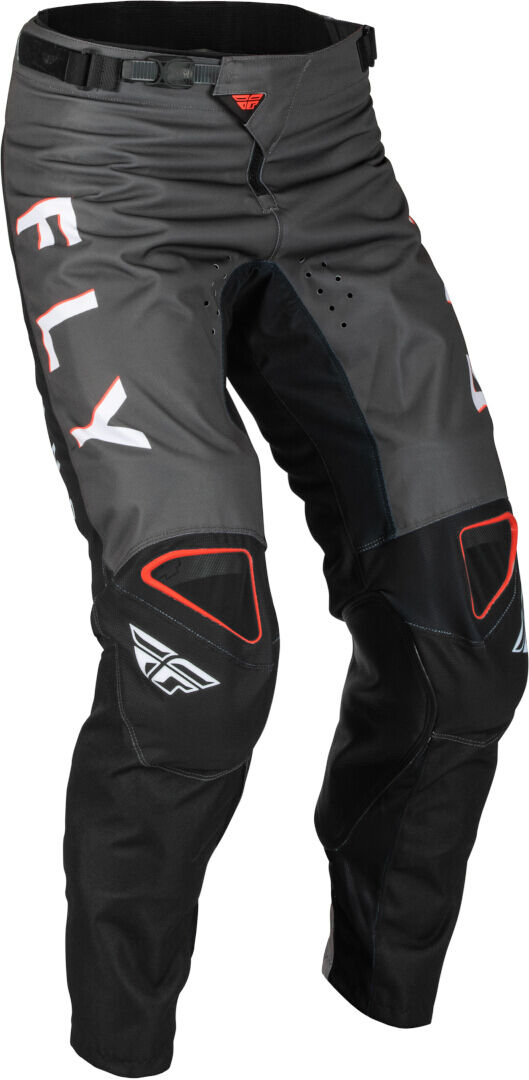 FLY Racing Kinetic Kore Pantalones de motocross - Negro Gris (32)