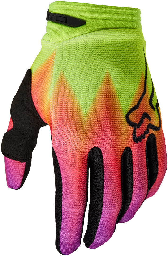 Fox 180 Statk Guantes de motocross - Rosa Amarillo (2XL)