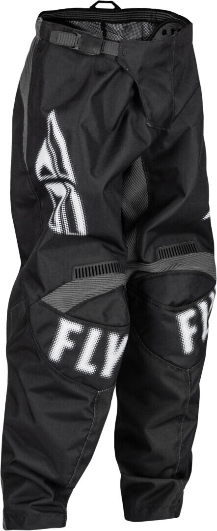 FLY Racing F-16 Pantalones juveniles de motocross - Negro Blanco (24)