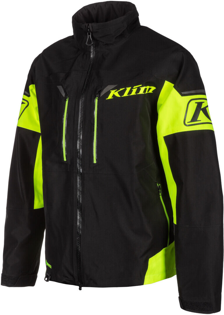 Klim Tomahawk Chaqueta para moto de nieve - Negro Amarillo (S)