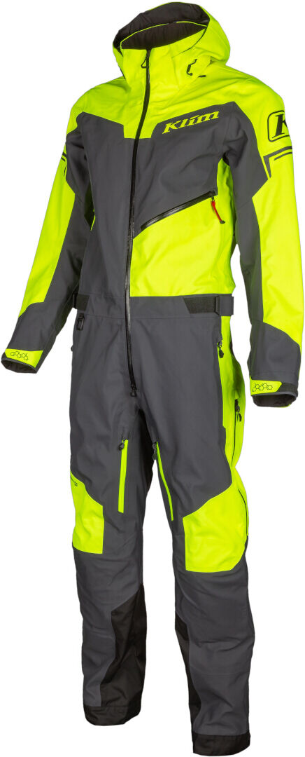 Klim Lochsa Traje de moto de nieve de una pieza - Gris Amarillo (M)