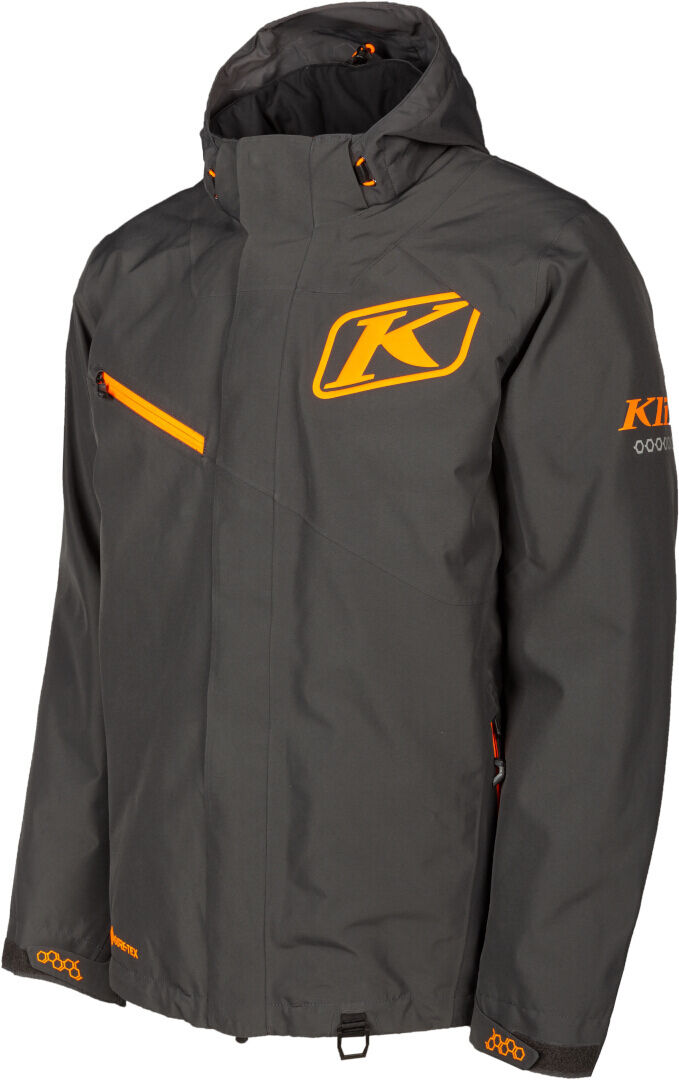 Klim Kompound Chaqueta para moto de nieve - Gris Naranja (XL)