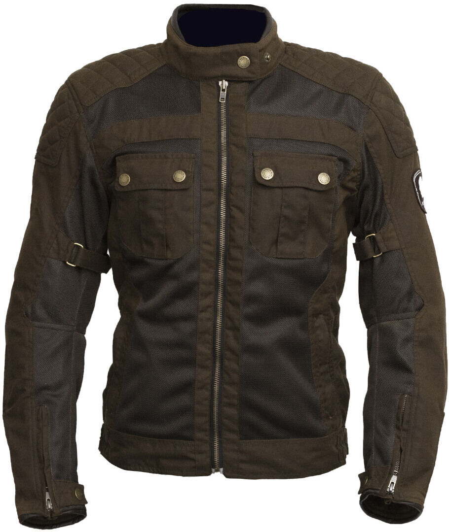 Merlin Shenstone Air Chaqueta textil de motocicleta para damas - Verde